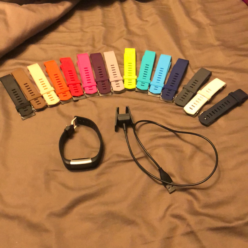 Fitbit Charge 2 with 16 Colored Bands